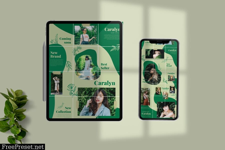 Caralyne Instagram Puzzle Template NLN8MH2