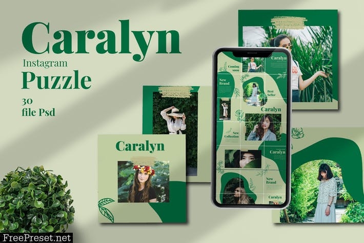 Caralyne Instagram Puzzle Template NLN8MH2