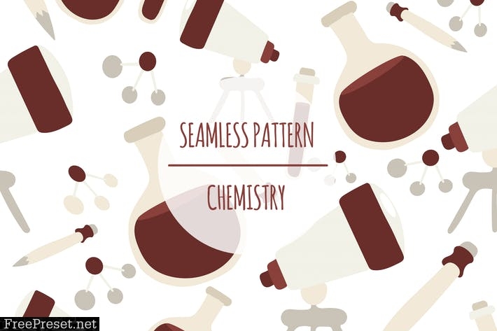 Chemistry – Seamless Pattern P4XWKZ9