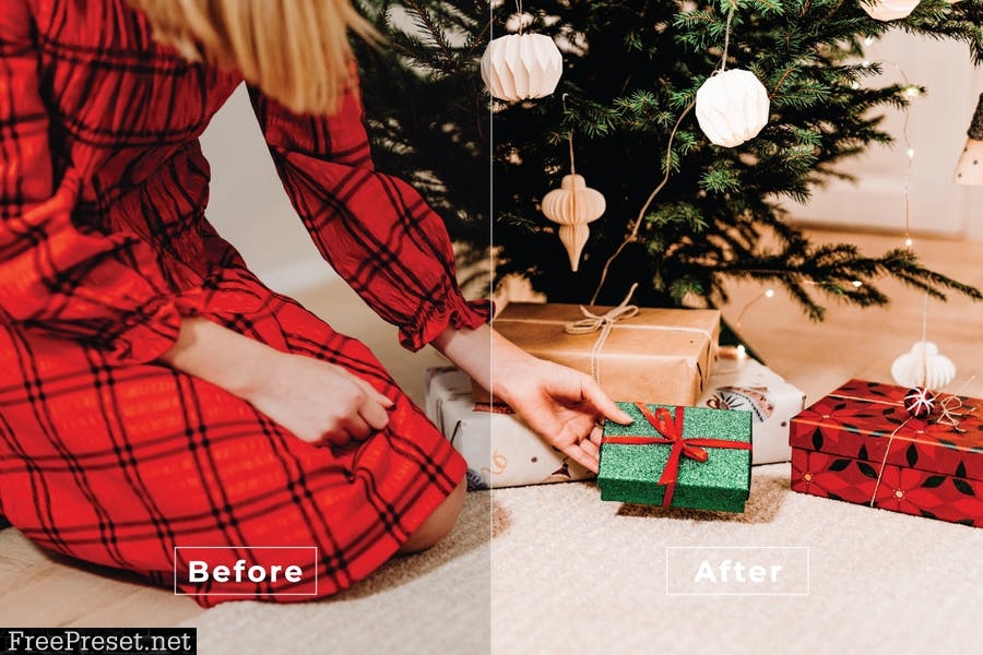 Christmas Desktop and Mobile Lightroom Preset