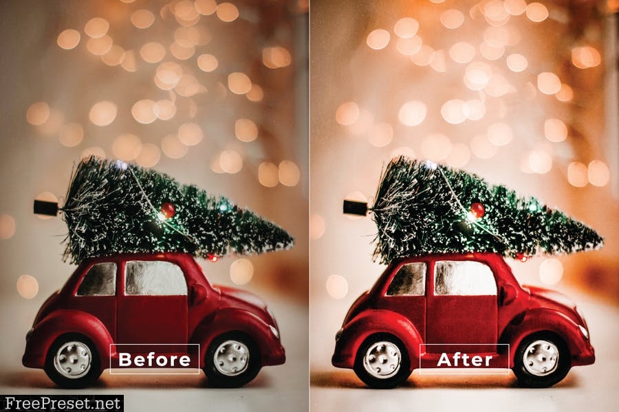 Christmas Desktop and Mobile Lightroom Preset