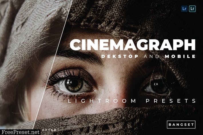 Cinemagraph Desktop and Mobile Lightroom Preset