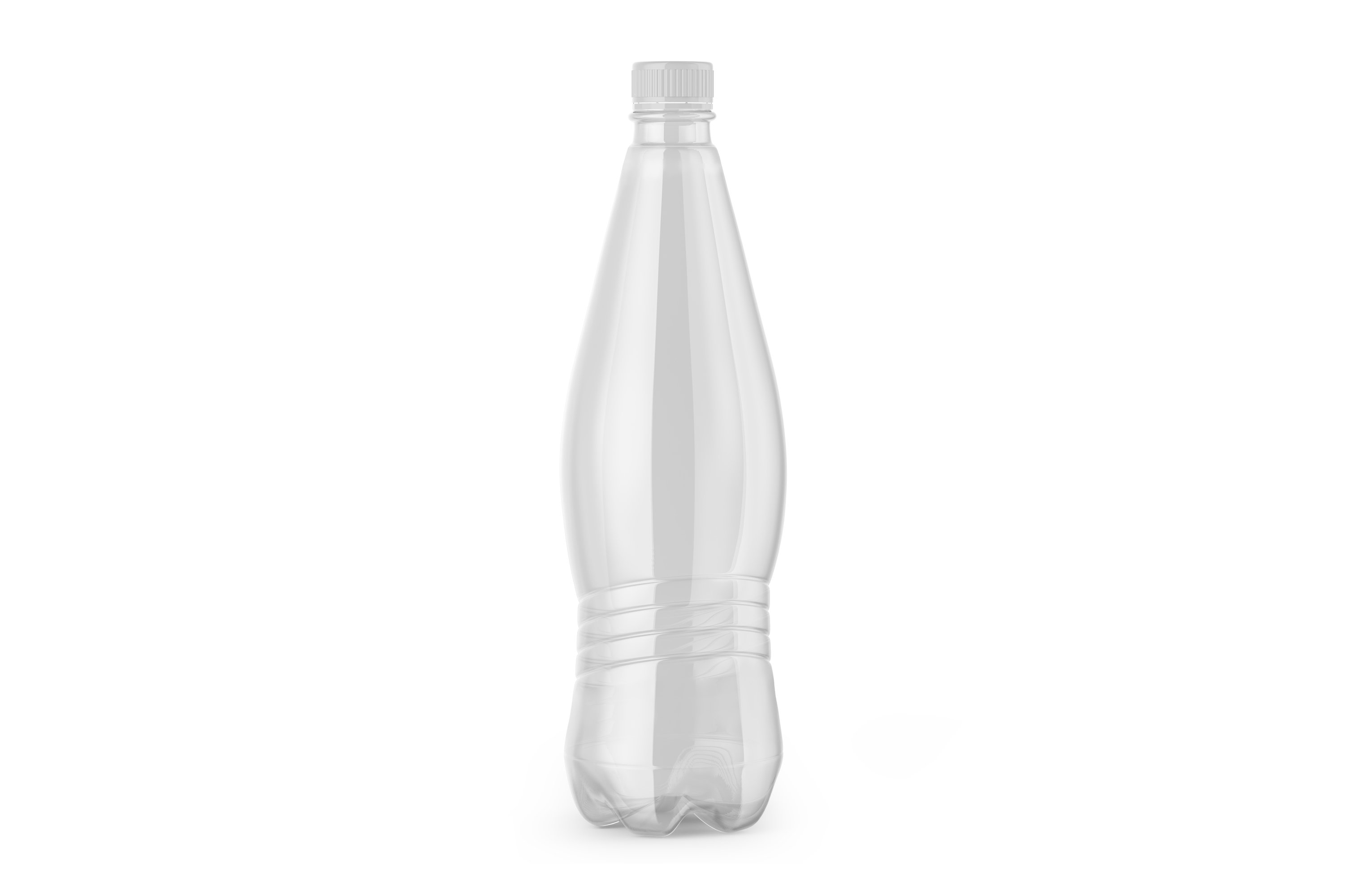 Clear Plastic Drink Bottle Mockup 6063286