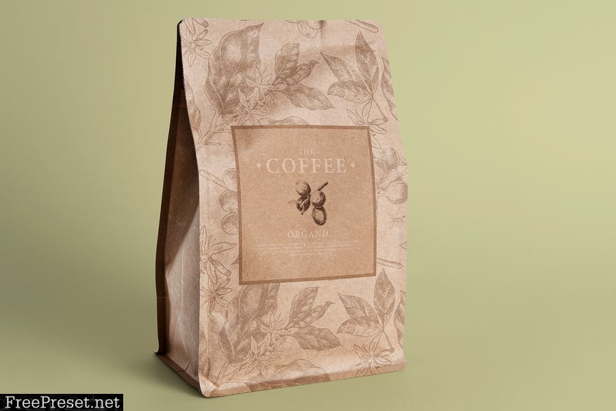 Coffee Craft Bag Mockup BE4C8NH