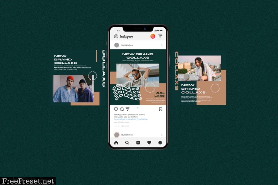 Collaxs Instagram Template AW8HKYP
