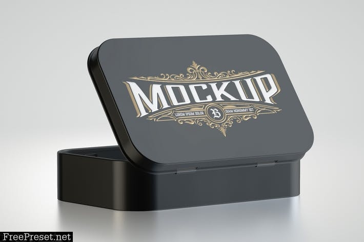 Colored Tin Mockup LS9RQ7N