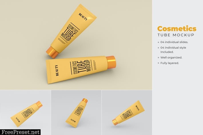 Cosmetics Tube Mockup - Vol 01 9VXCD5D