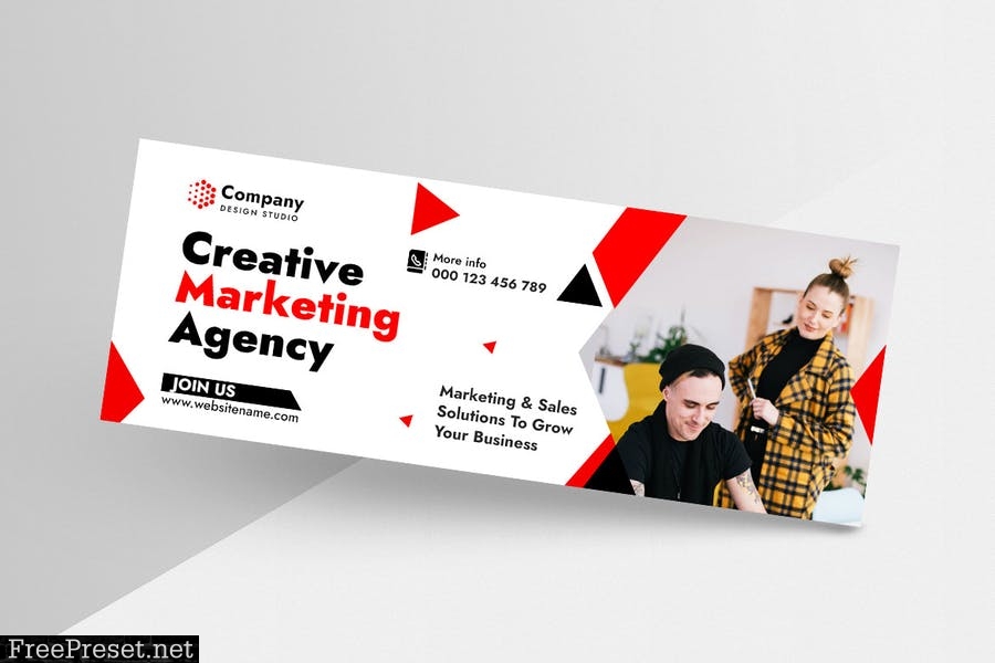 Creative Agency Facebook & Instagram AD Web Banner DZ2WFXK