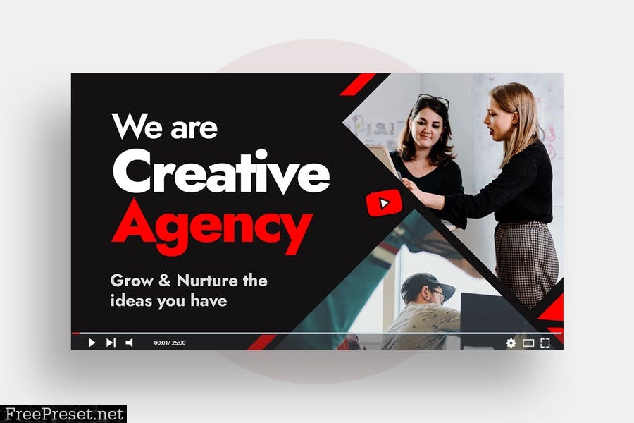 Creative Agency YouTube Video Thumbnail Screenshot YKCCXSP