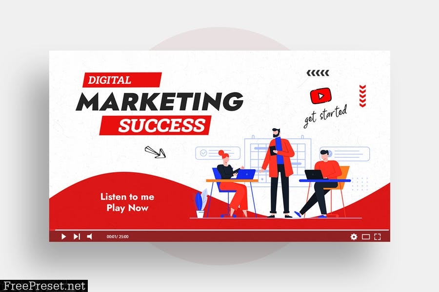 Digital Marketing Agency Youtube Video Thumbnail E2LHX3X