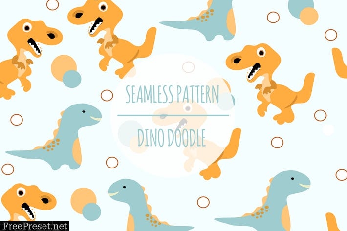 Dino Doodle – Seamless Pattern BH38LJN