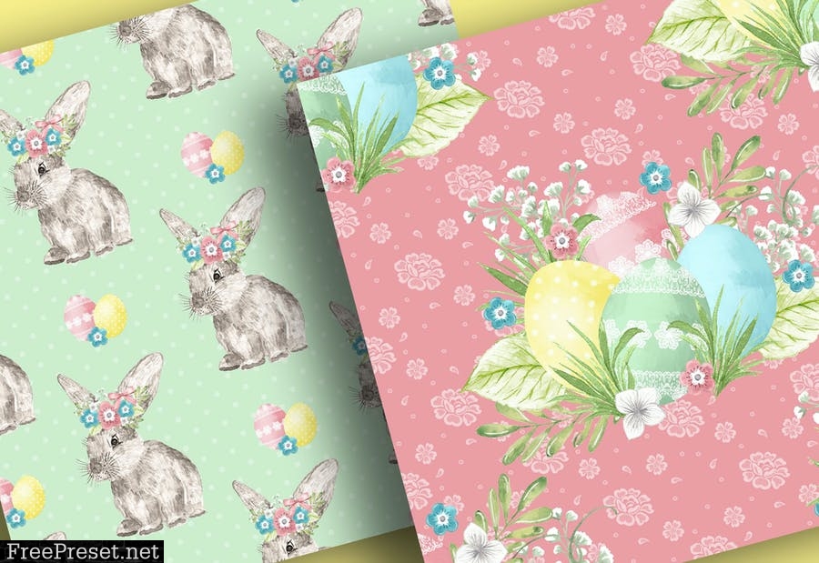 Easter digital paper pack BBXPB8W