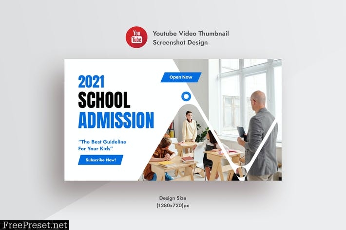 Education School Admission YouTube Video Thumbnail NYA4V2F