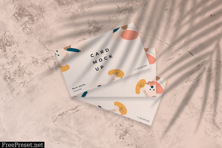 Elegant Business Card Mockup PSD Template EARU5HA