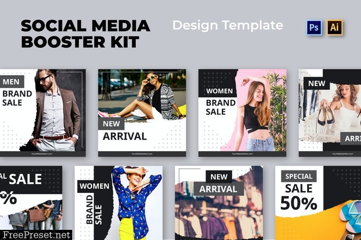 Fashion Social Media Template 6FRXYVM