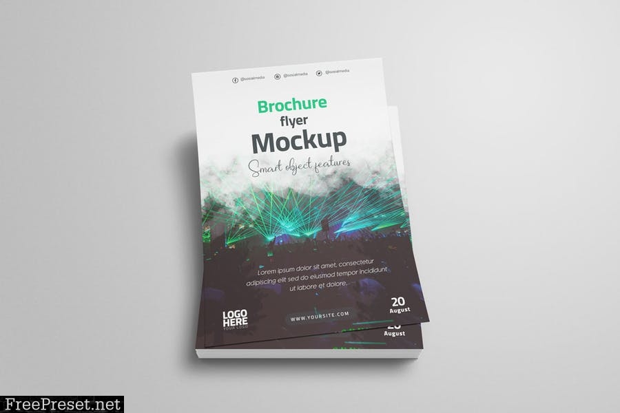 Flyer Mockup A4 Sizes JZ347XL