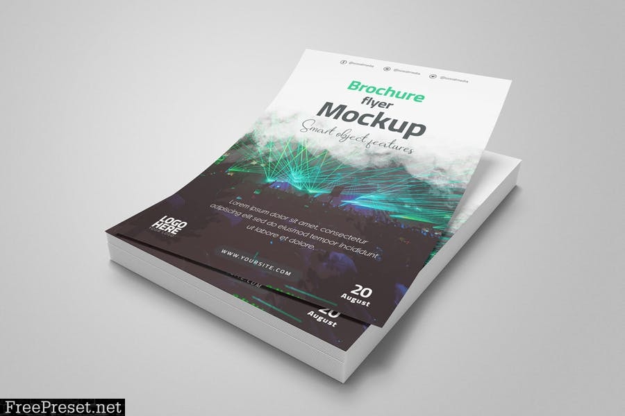 Flyer Mockup A4 Sizes JZ347XL