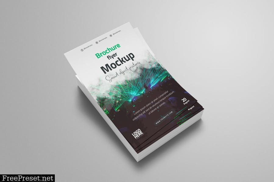 Flyer Mockup A4 Sizes JZ347XL