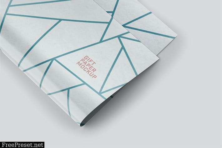 Gift Wrapping Paper Mockup QN35BG4