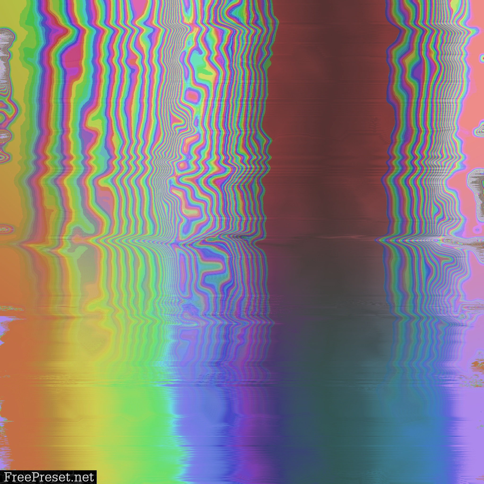 glitch overlay photoshop action