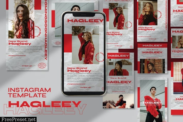 Hagleey Instagram Template TDTHRCX