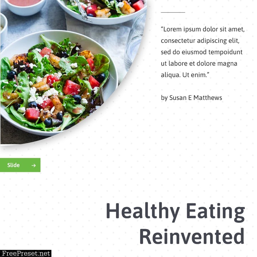 Healthy Food Instagram Stories & Post Pack QWS64MJ