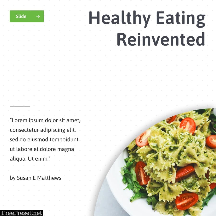 Healthy Food Instagram Stories & Post Pack QWS64MJ