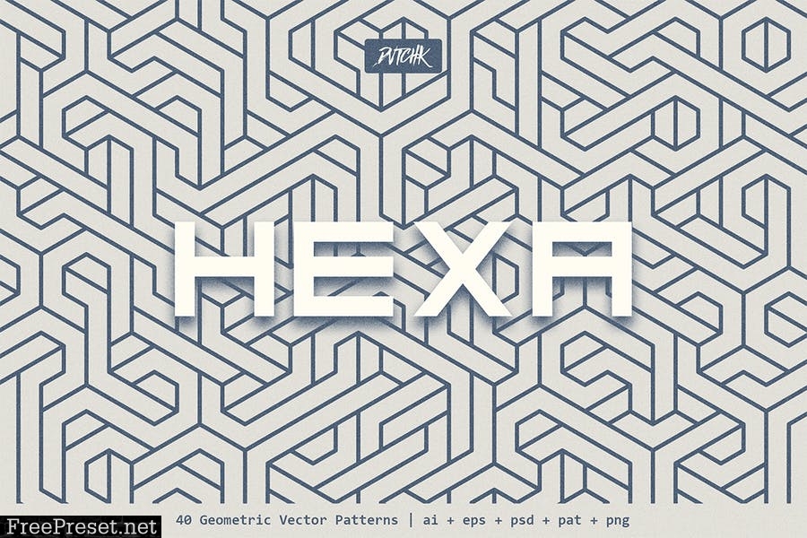 Hexa | Geometric Vector Patterns S36YP42