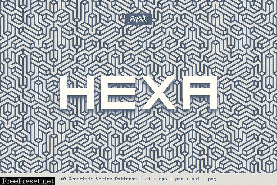 Hexa | Geometric Vector Patterns S36YP42