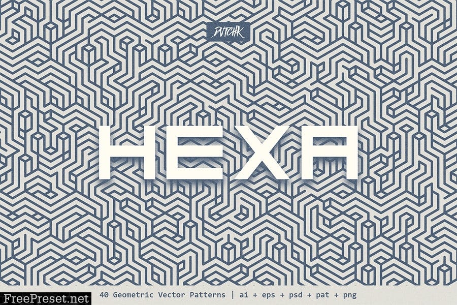 Hexa | Geometric Vector Patterns S36YP42