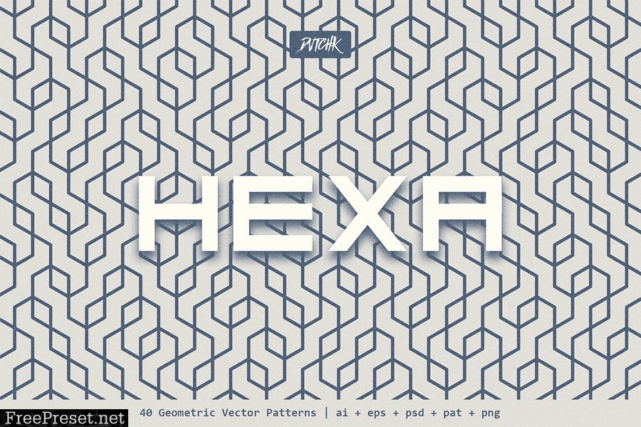 Hexa | Geometric Vector Patterns S36YP42