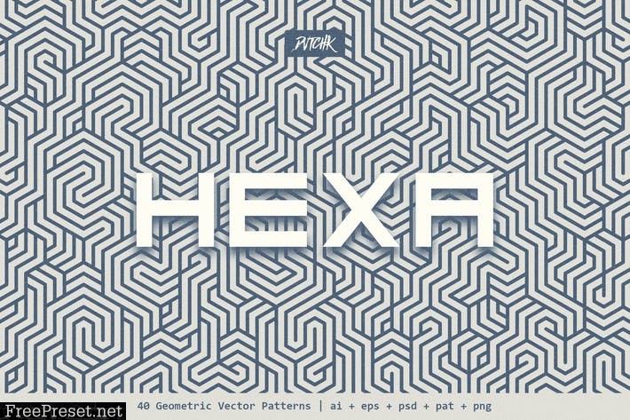 Hexa | Geometric Vector Patterns S36YP42