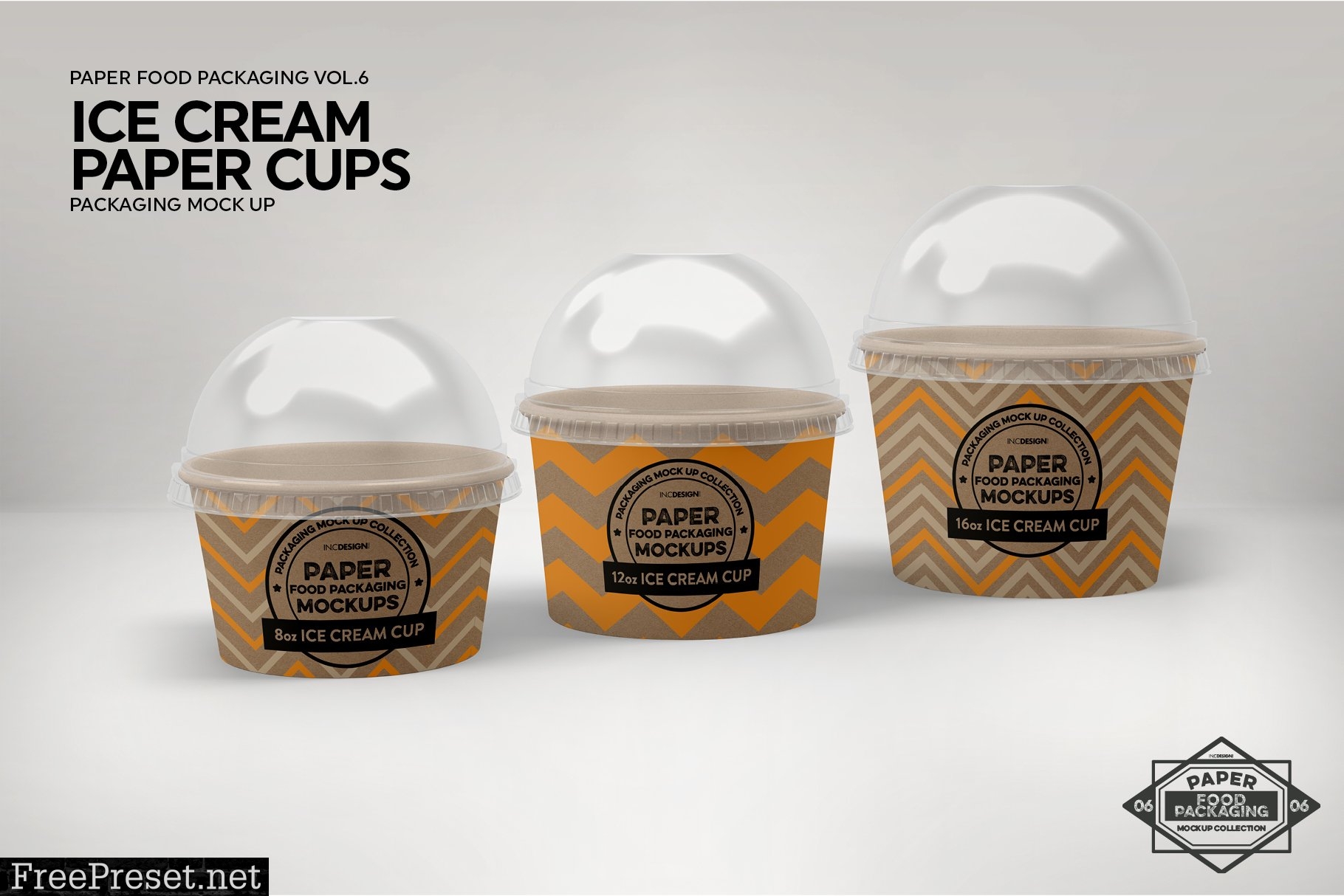 Ice Cream Cups Mockup 2182874