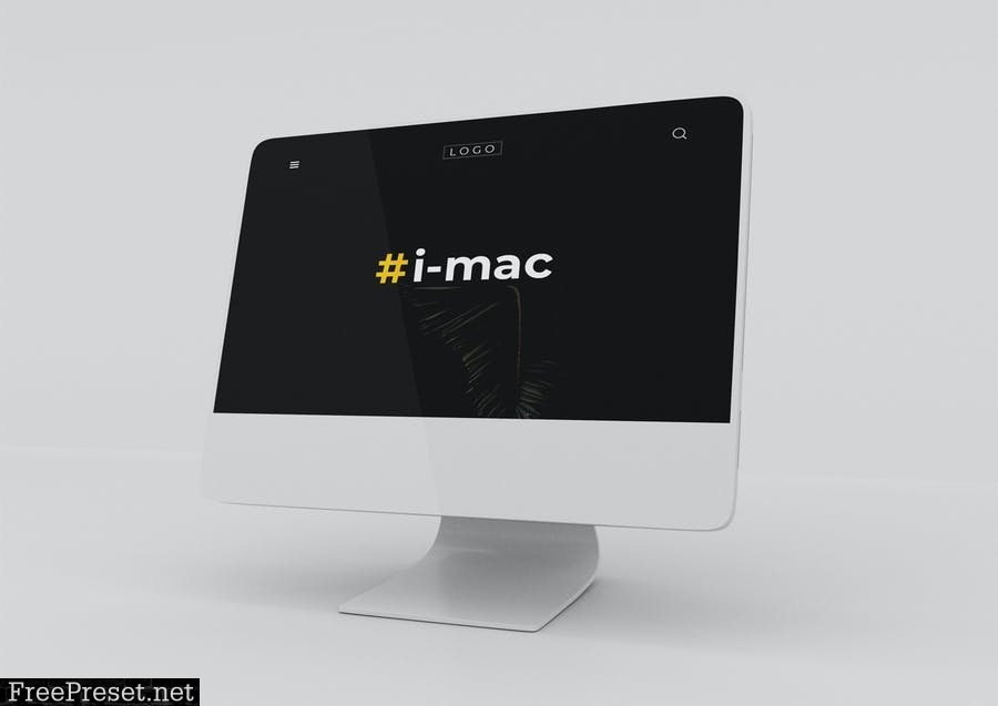 iMac 2021 Mockup - Vol 03 C8RSMQ8