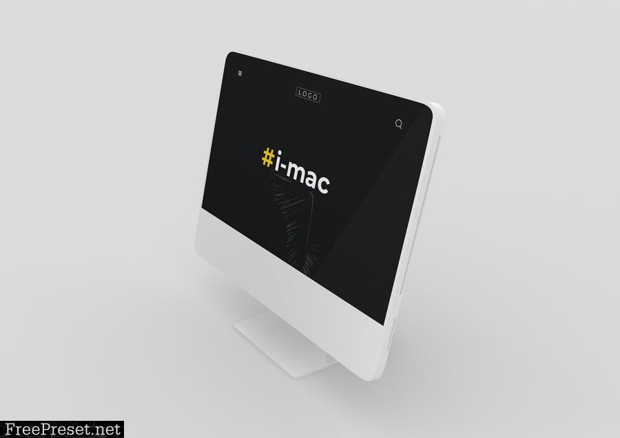 iMac 2021 Mockup - Vol 03 C8RSMQ8