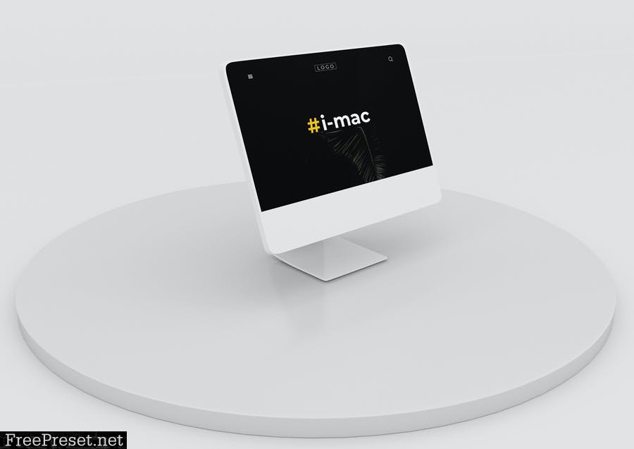 iMac 2021 Mockup - Vol 03 C8RSMQ8