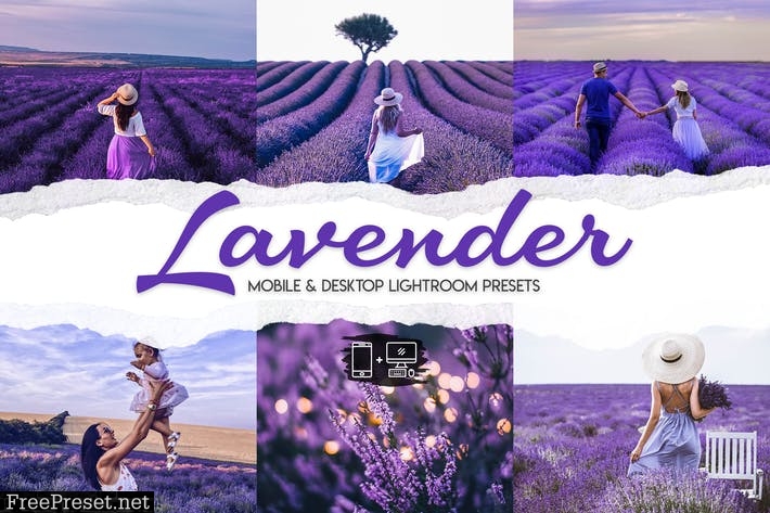 Lavender - 15 Premium Lightroom Presets