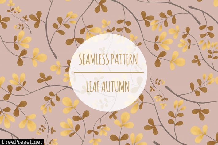 Leaf Autumn – Seamless Pattern HLLJLK3