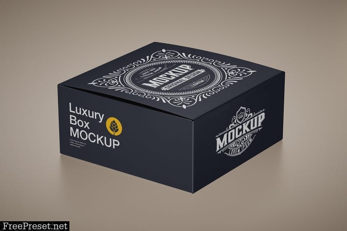 Download Luxury Cardboard Box Mockup Bxr7c6q