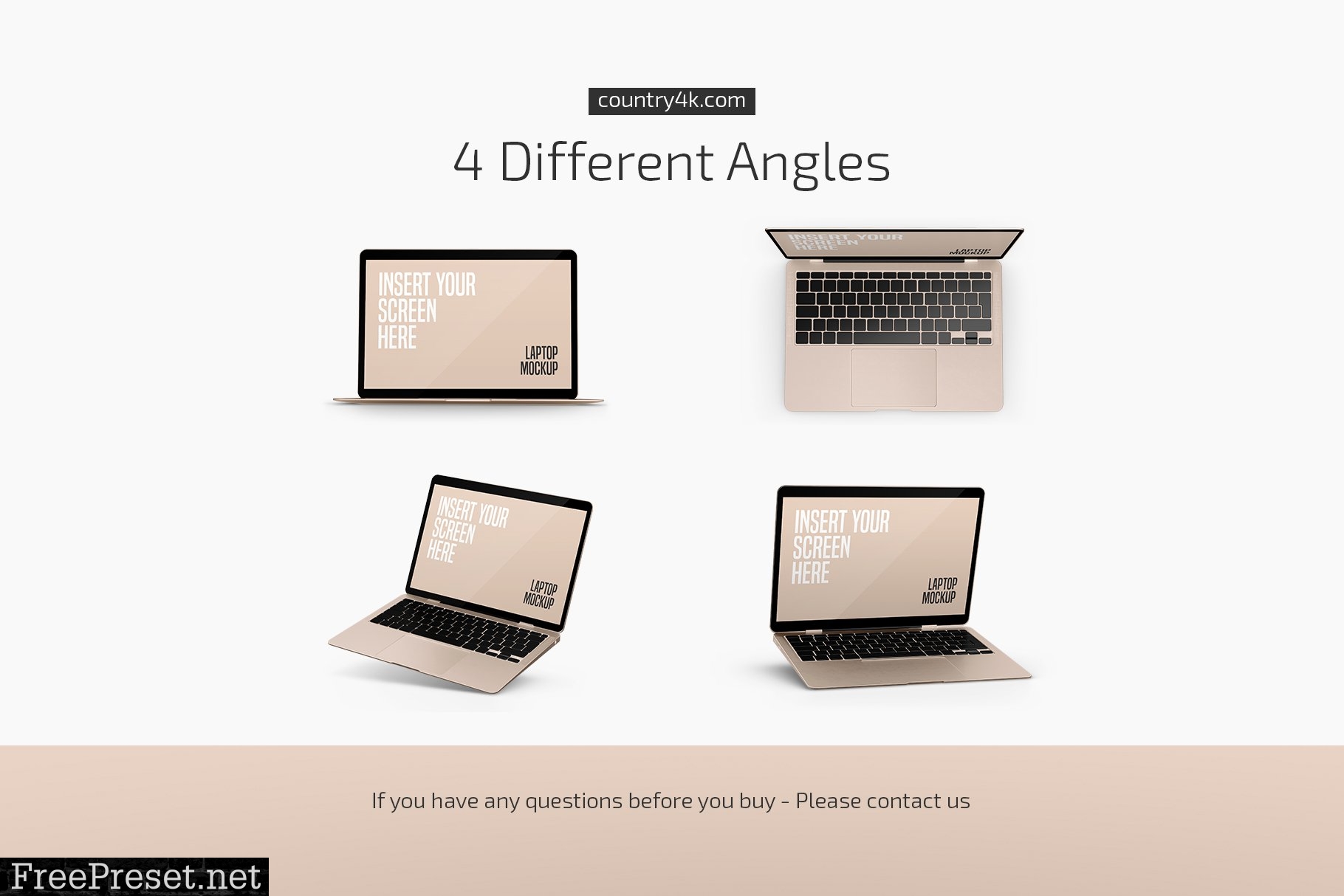 Macbook Air Mockup Set 6041691