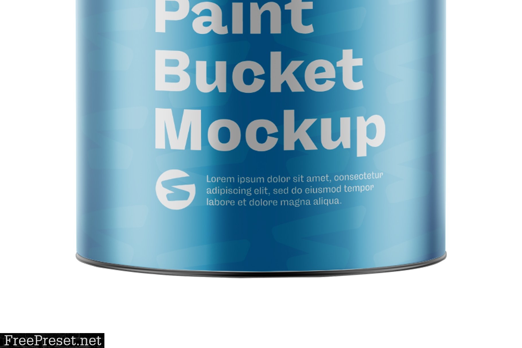 Metalic Paint Buckt Mockup 6063327