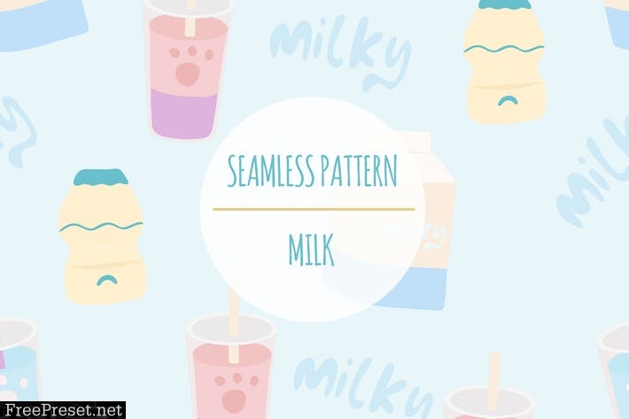 Milk – Seamless Pattern ZZBNWD6