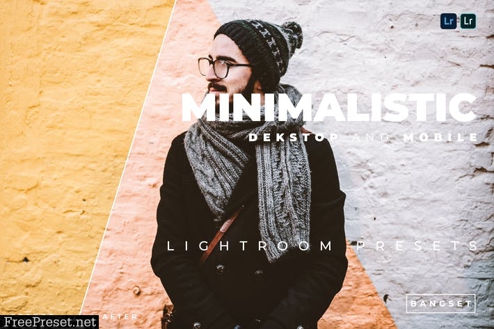 Minimalistic Desktop and Mobile Lightroom Preset