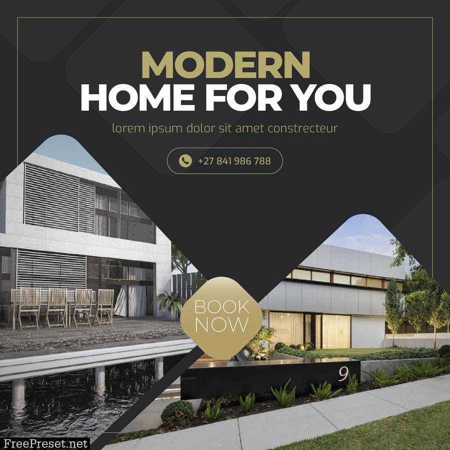 Modern Home Social Media Post 7HEC4B7