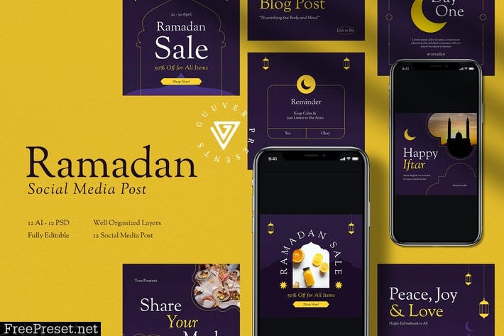 Modern Ramadan Social Media Post WG8QMKL