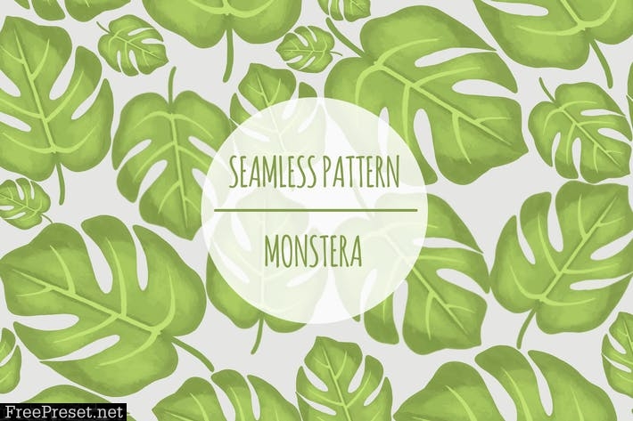 Monstera – Seamless Pattern 5EZ2V3B