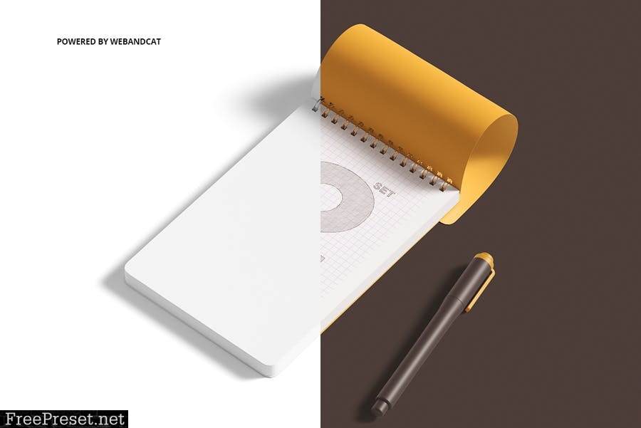 Notepad Mockup Set 2 U5XS6LC