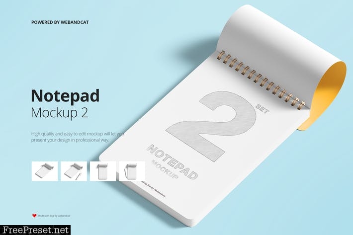 Notepad Mockup Set 2 U5XS6LC