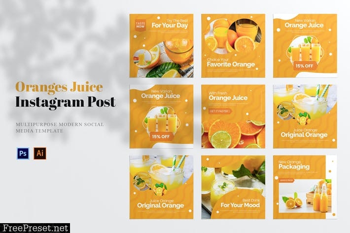 Orange Juice Social Media Post JBWV4CN