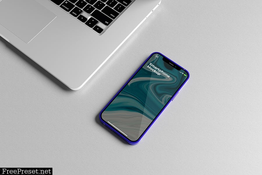 Perspective Smartphone Mockup 7KFFYA2